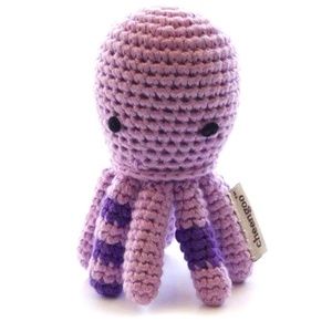 Crocheted Octopus Rattle
